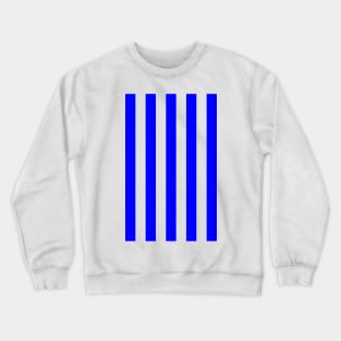 Rangers Retro 1961 European Final Blue and White Stripes Crewneck Sweatshirt